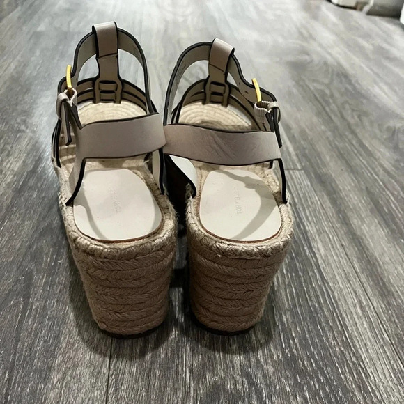 NWT (no box) Tory Burch Women's Fisherman Espadrille Platform Wedge Sandals - Picture 7 of 9